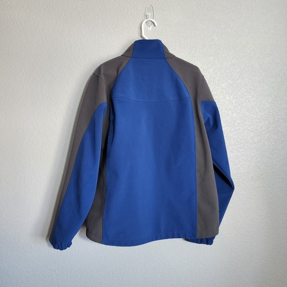 BLACK DIAMOND Soft Shell jacket full zip fleece‎ lined in blue / grey size L - Picture 11 of 13